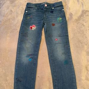 Decorated/patches jeggings